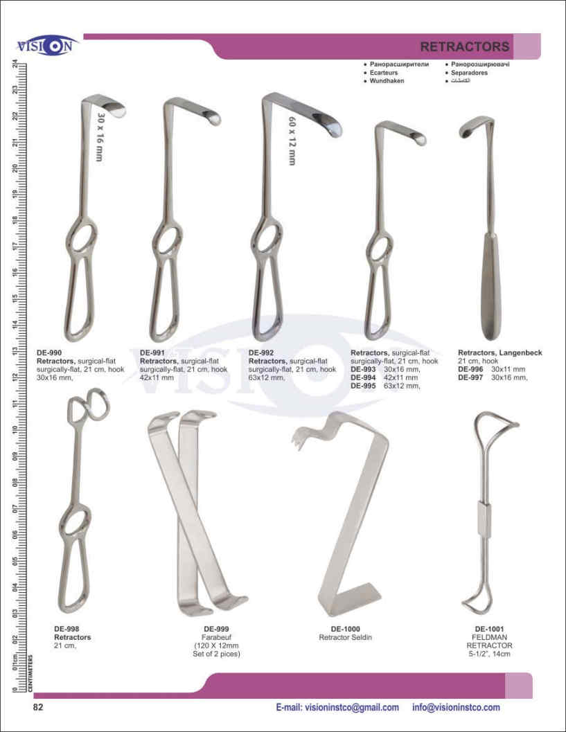 Vision Instruments Company Instruments